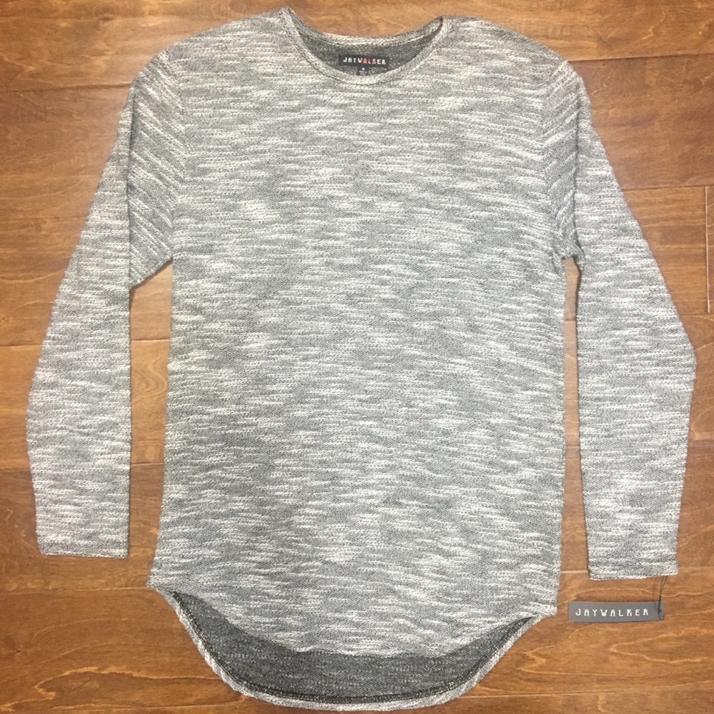 Gray Long Length Shirt